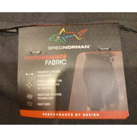 Greg Norman Men's NWT Size 42 Performance Fabric Golf Shorts Grey Super Comfort - Picture 5 of 6